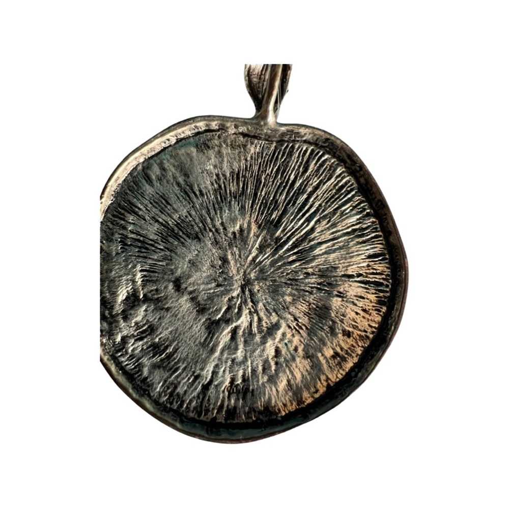 Silver Plated Circle Pendent - image 6